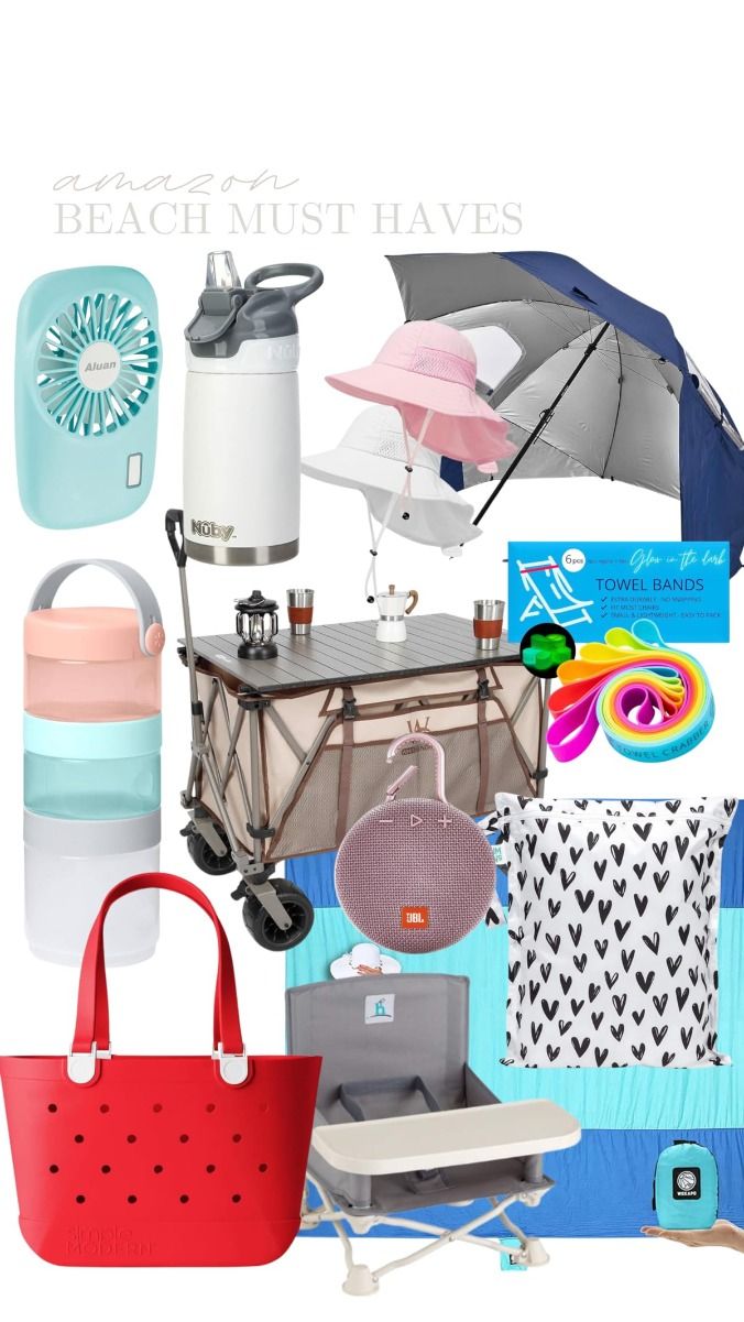 Must Have Beach Vacation Items from Amazon   Discover amazon must haves for beach vacation that everyone is adding to cart right now.  Shop now on Amazon and enjoy your beach vacation like never before.  #SummerTravel #TravelEssentials #AmazonFavorites #SummerVibes #TravelInspo
