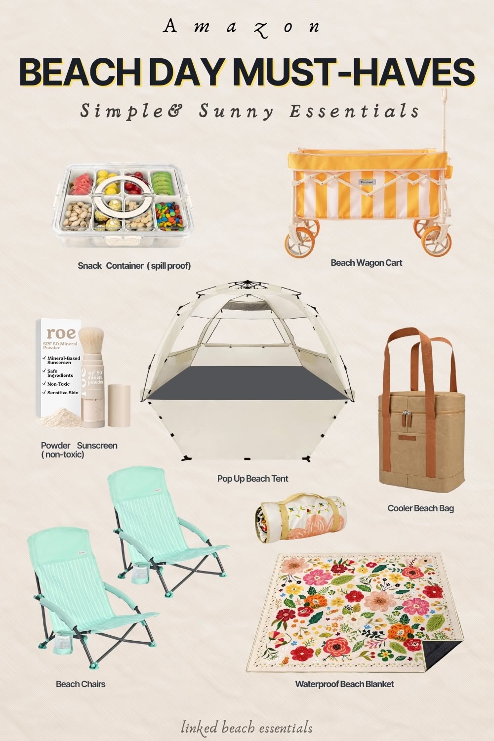 Top Rated Amazon Beach Travel Essentials Looking for top rated beach accessories amazon? These picks are customer favorites. Don’t miss these summer deals and enjoy your beach vacation like never before. #BeachEssentials #VacationMode #AmazonFavorites #AmazonBestSellers #AmazonTravel