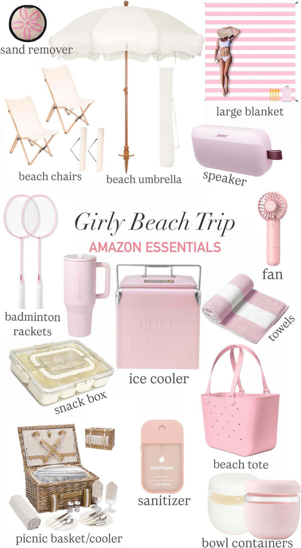 Best Amazon Beach Must Haves for Summer Travel   Discover best amazon beach gear under budget that everyone is adding to cart right now.  Add to cart before it sells out and enjoy your beach vacation like never before.  #BeachVacation #AmazonDeals #AmazonFavorites #BeachOutfit #BeachAccessories