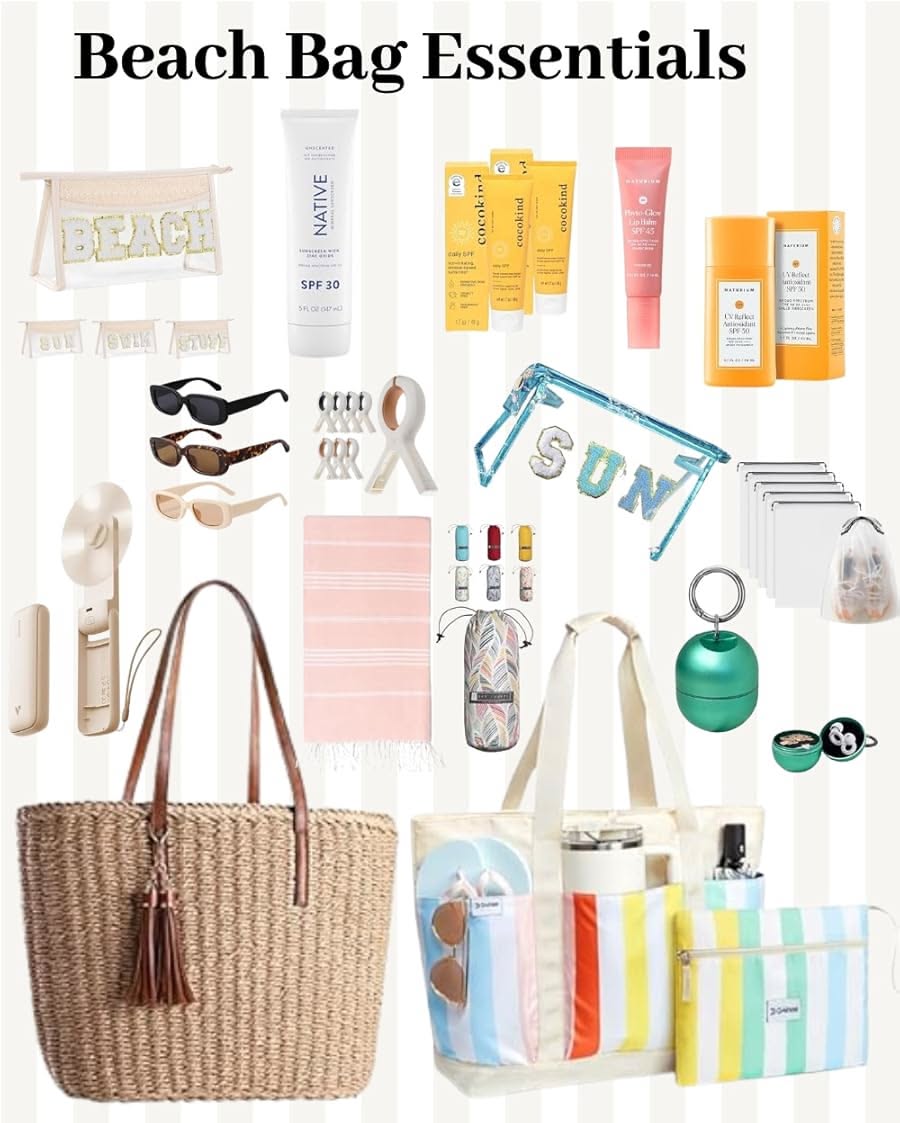 Best Amazon Beach Must Haves for Summer Travel   These trending beach vacation items are perfect for vacation packing and come with fast shipping.  Grab your beach essentials today and enjoy your beach vacation like never before.  #SummerTravel #TravelEssentials #SummerMustHaves #VacationReady #BeachAccessories