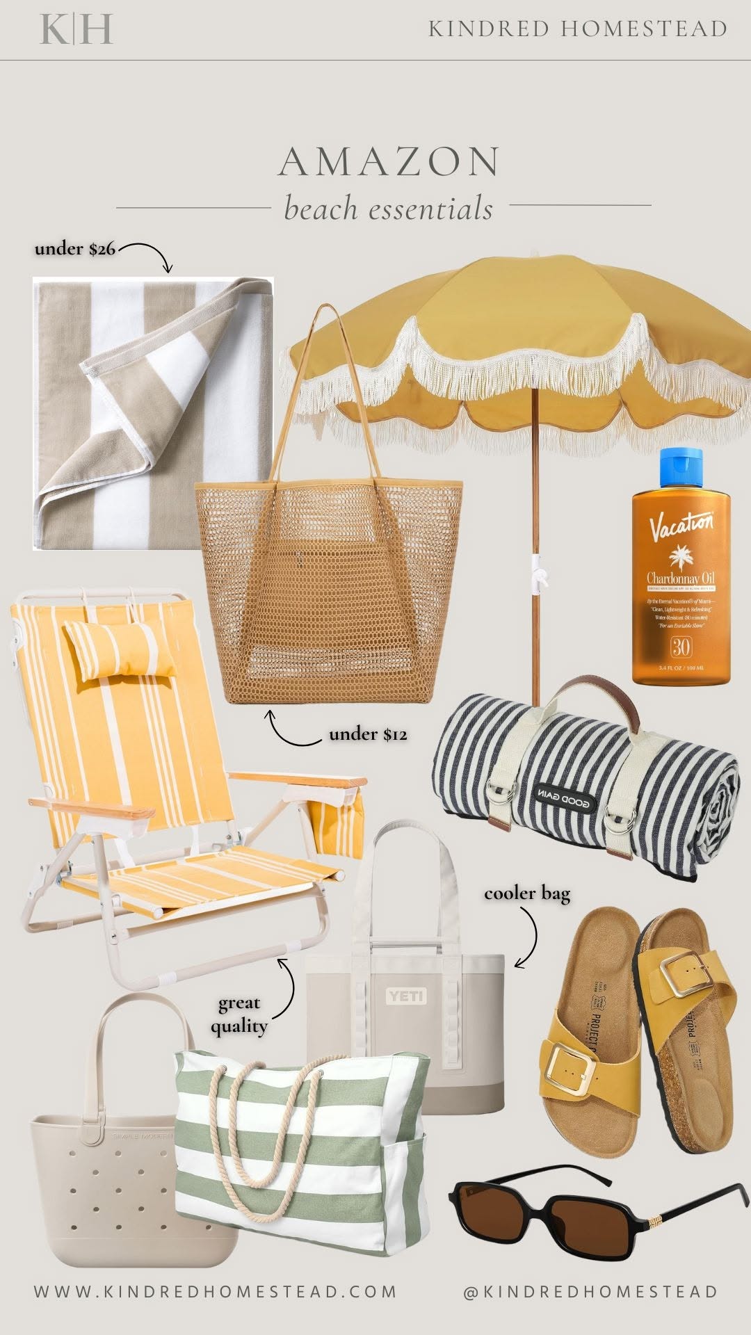 Must Have Beach Vacation Items from Amazon   Discover best amazon beach gear under budget that everyone is adding to cart right now.  Check price & reviews and enjoy your beach vacation like never before.  #BeachVacation #TravelEssentials #BeachVibes #AmazonBestSellers #TravelInspo