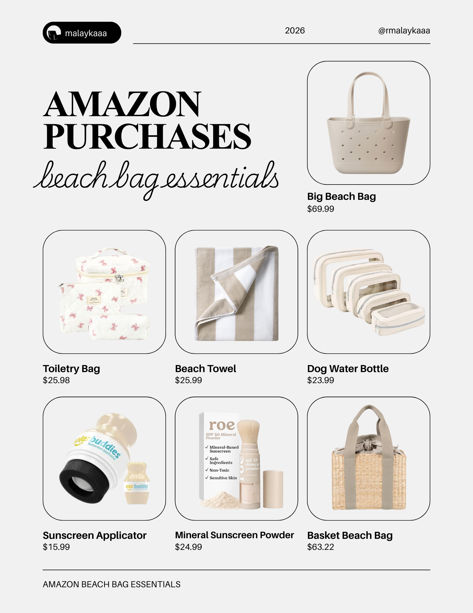 Must Have Beach Vacation Items from Amazon Get ready for your trip with must have beach items from amazon that make your vacation perfect. Check price & reviews and enjoy your beach vacation like never before. #BeachEssentials #BeachTrip #BeachPacking #BeachOutfit #VacationEssentials