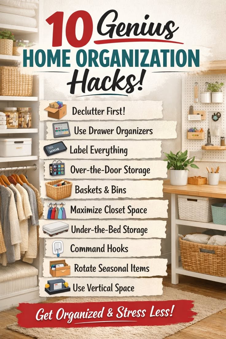Easy Home Organization Hacks That Make Every Room Look Better