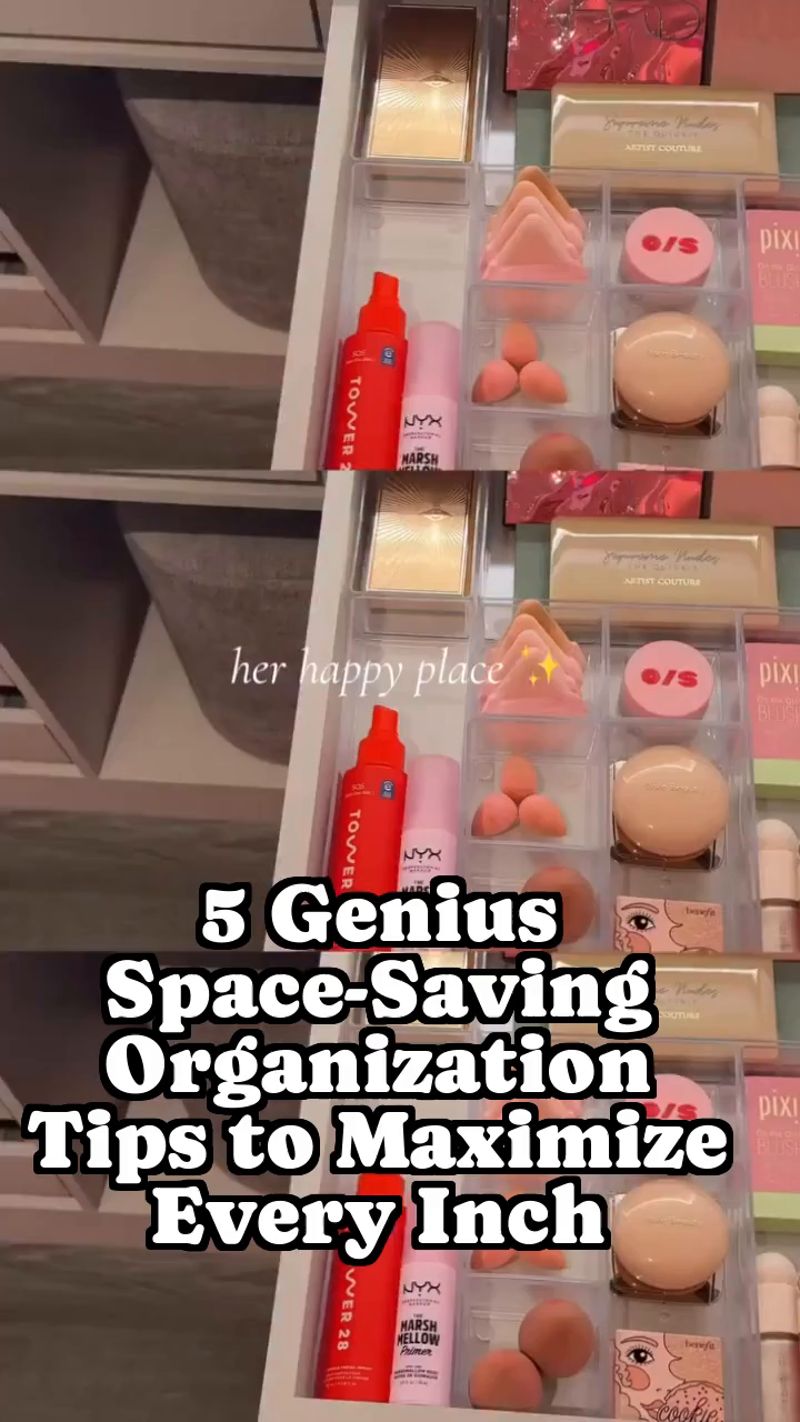 5 Genius Space-Saving Organization Tips to Maximize Every Inch
