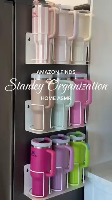 Cup Organizer – Magnetic or Screw Mount Storage for Kitchen, Fridge, or Cabinet