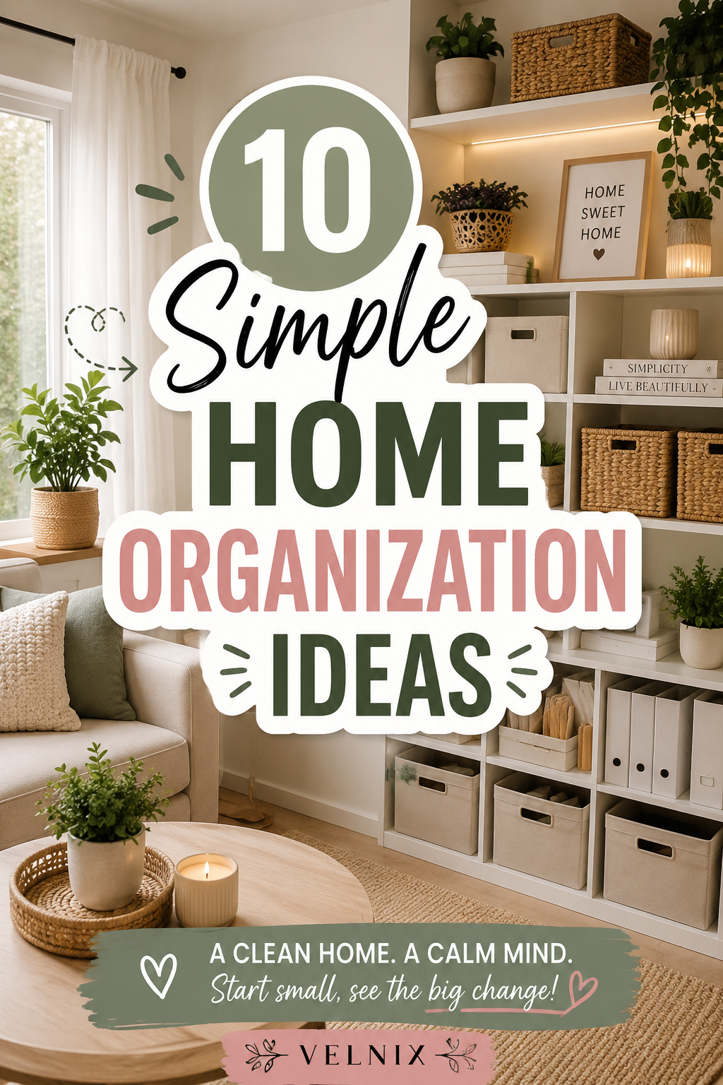 10 Simple Home Organization Ideas