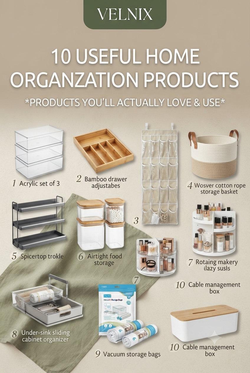 10 Useful Home Organization Products You’ll Love to Transform Your Space
