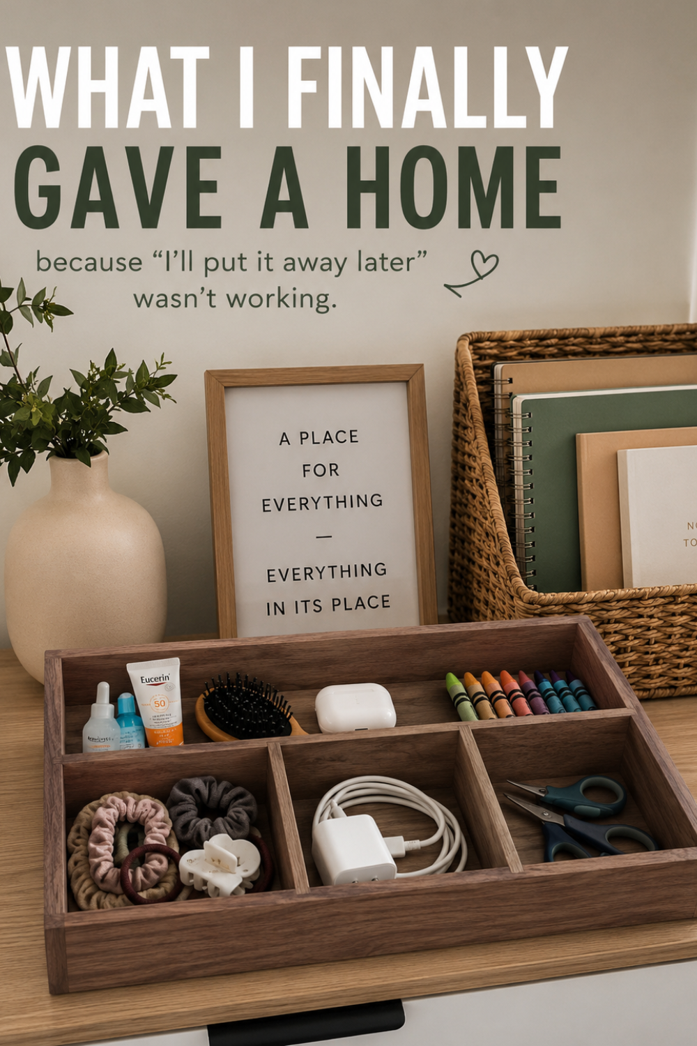 What I Finally Gave a Home | Simple Home Organization Ideas