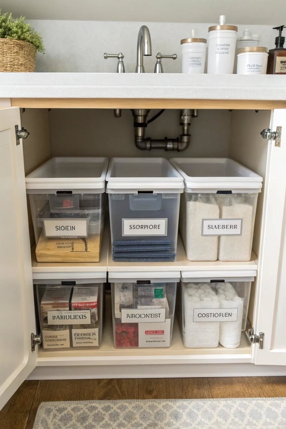5 clevere Unter-spülenschrank-Ordnungstipps: Platz sparen, Griffbereit, nachhaltig organisiert, s…
